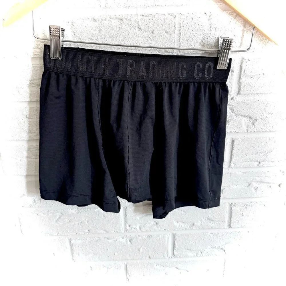 🚨4/$25 Duluth Trading Co. Men's Eco-Cheeks Short Boxer Briefs Black Size Small